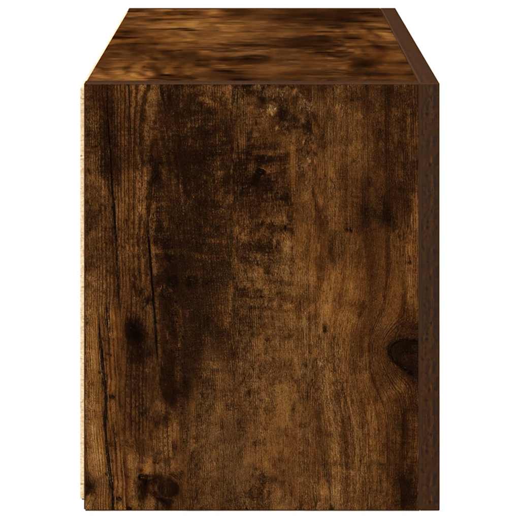 Armadietto Bagno Rovere Fumo 60x25x30 cm in Legno Multistrato | homemem39