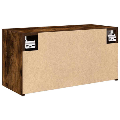 Armadietto Bagno Rovere Fumo 60x25x30 cm in Legno Multistrato | homemem39