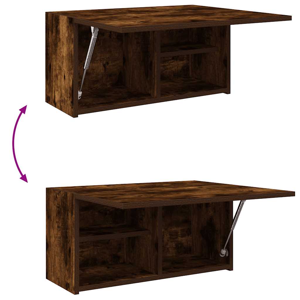 Armadietto Bagno Rovere Fumo 60x25x30 cm in Legno Multistrato | homemem39