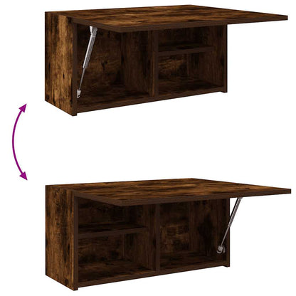 Armadietto Bagno Rovere Fumo 60x25x30 cm in Legno Multistrato | homemem39