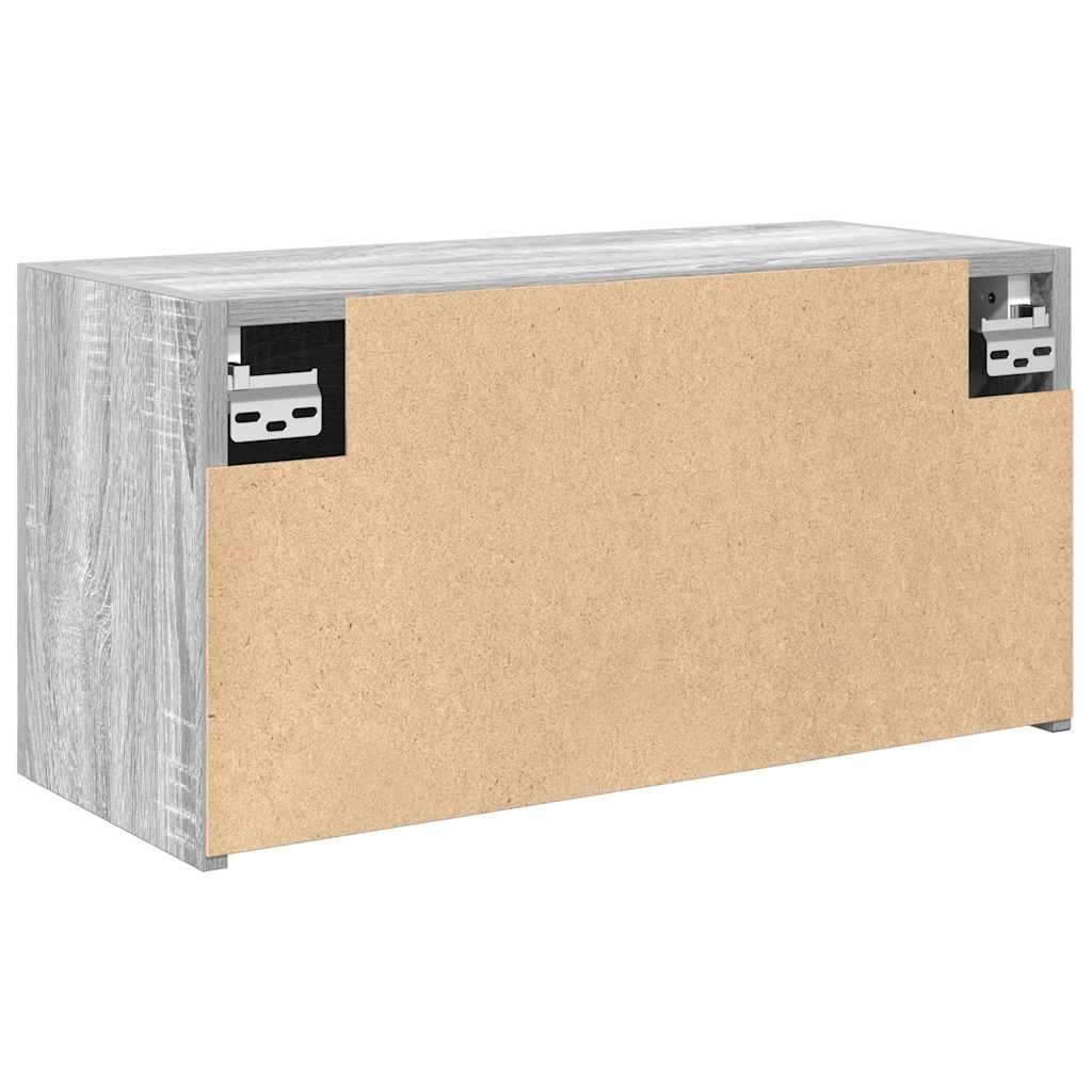 Armadietto Bagno Grigio Sonoma 60x25x30 cm in Legno Multistrato | homemem39