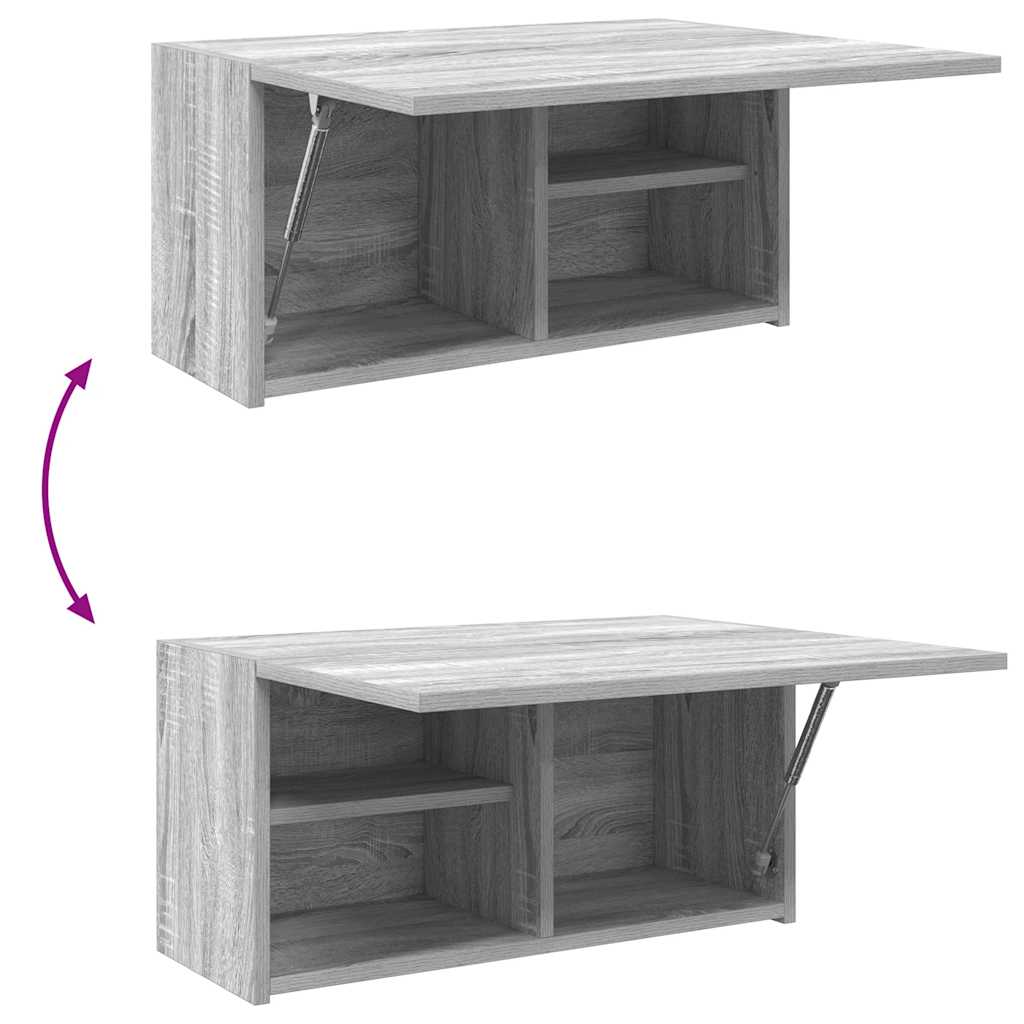 Armadietto Bagno Grigio Sonoma 60x25x30 cm in Legno Multistrato | homemem39