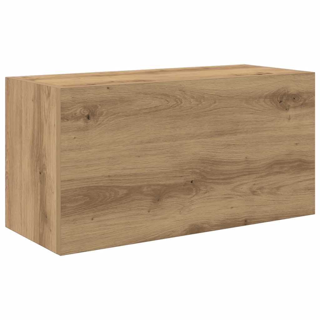 Mobiletto da Bagno Rovere Artigianale 60x25x30 cm Truciolato
