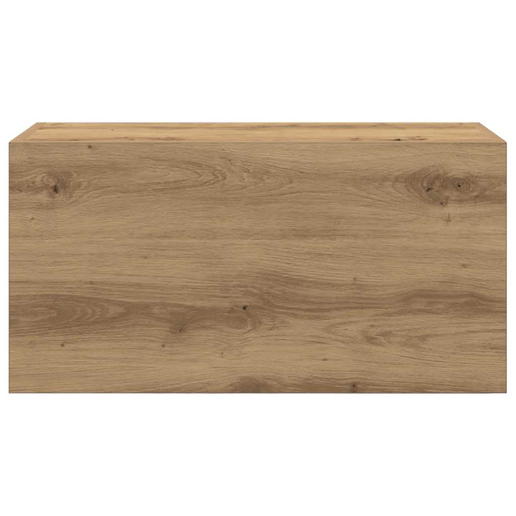 Mobiletto da Bagno Rovere Artigianale 60x25x30 cm Truciolato
