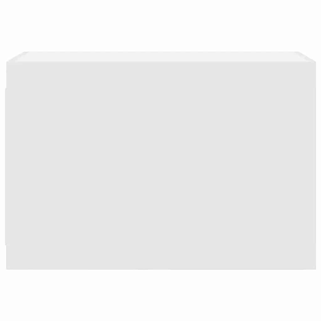 Mobile da Bagno a Parete Bianco 60x25x40cm in Legno Multistrato | homemem39