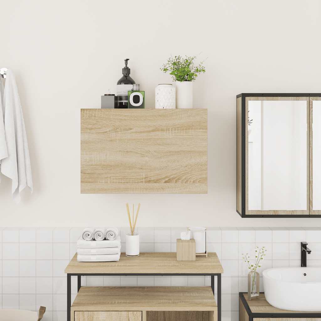 Mobile da Bagno Rovere Sonoma 60x25x40 cm in Legno Multistrato | homemem39