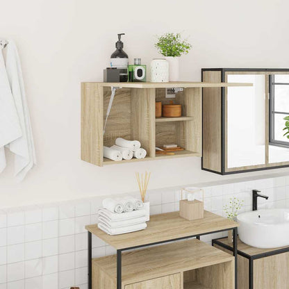 Mobile da Bagno Rovere Sonoma 60x25x40 cm in Legno Multistrato | homemem39