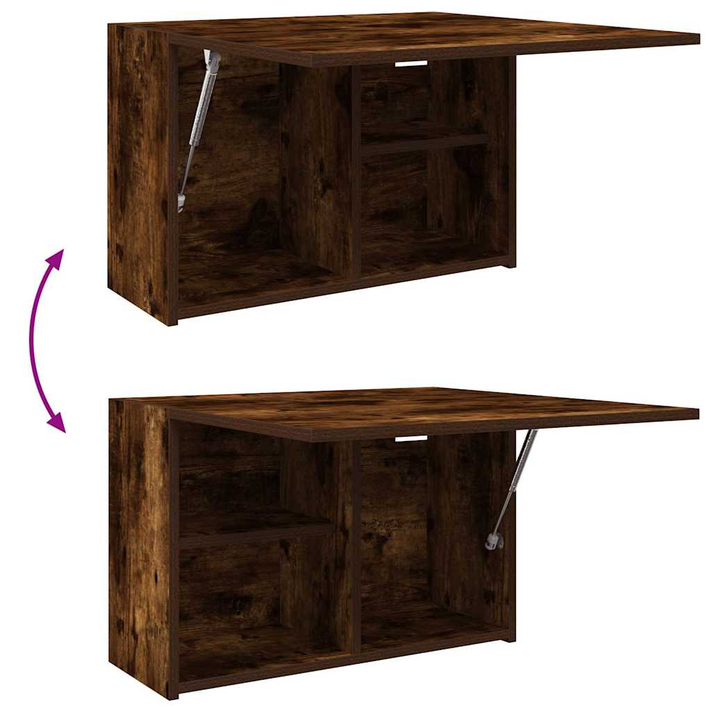 Armadietto Bagno Rovere Fumo 60x25x40 cm in Legno Multistrato | homemem39