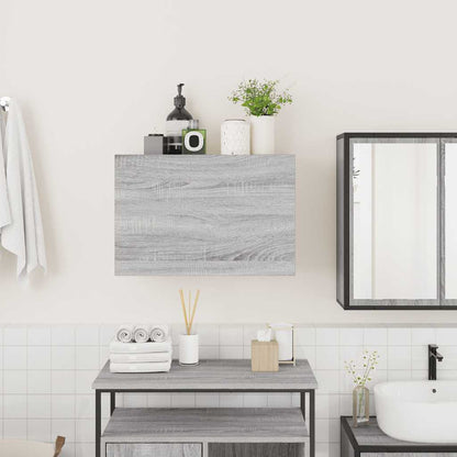 Mobile da Bagno Grigio Sonoma 60x25x40 cm in Legno Multistrato | homemem39