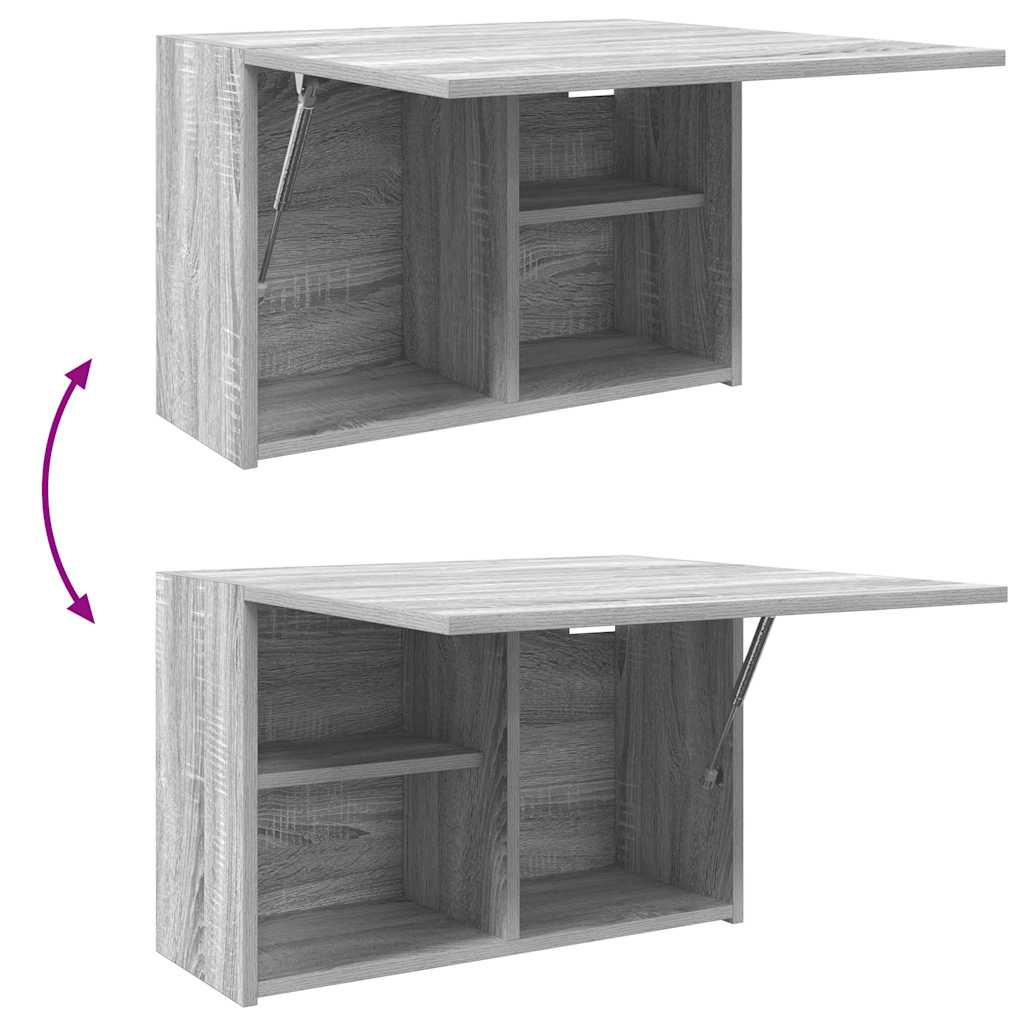 Mobile da Bagno Grigio Sonoma 60x25x40 cm in Legno Multistrato | homemem39