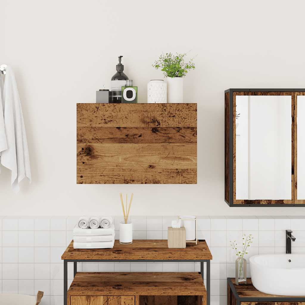 Mobile da Bagno Legno Antico 60x25x40 cm in Legno Multistrato | homemem39