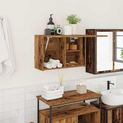 Mobile da Bagno Legno Antico 60x25x40 cm in Legno Multistrato | homemem39