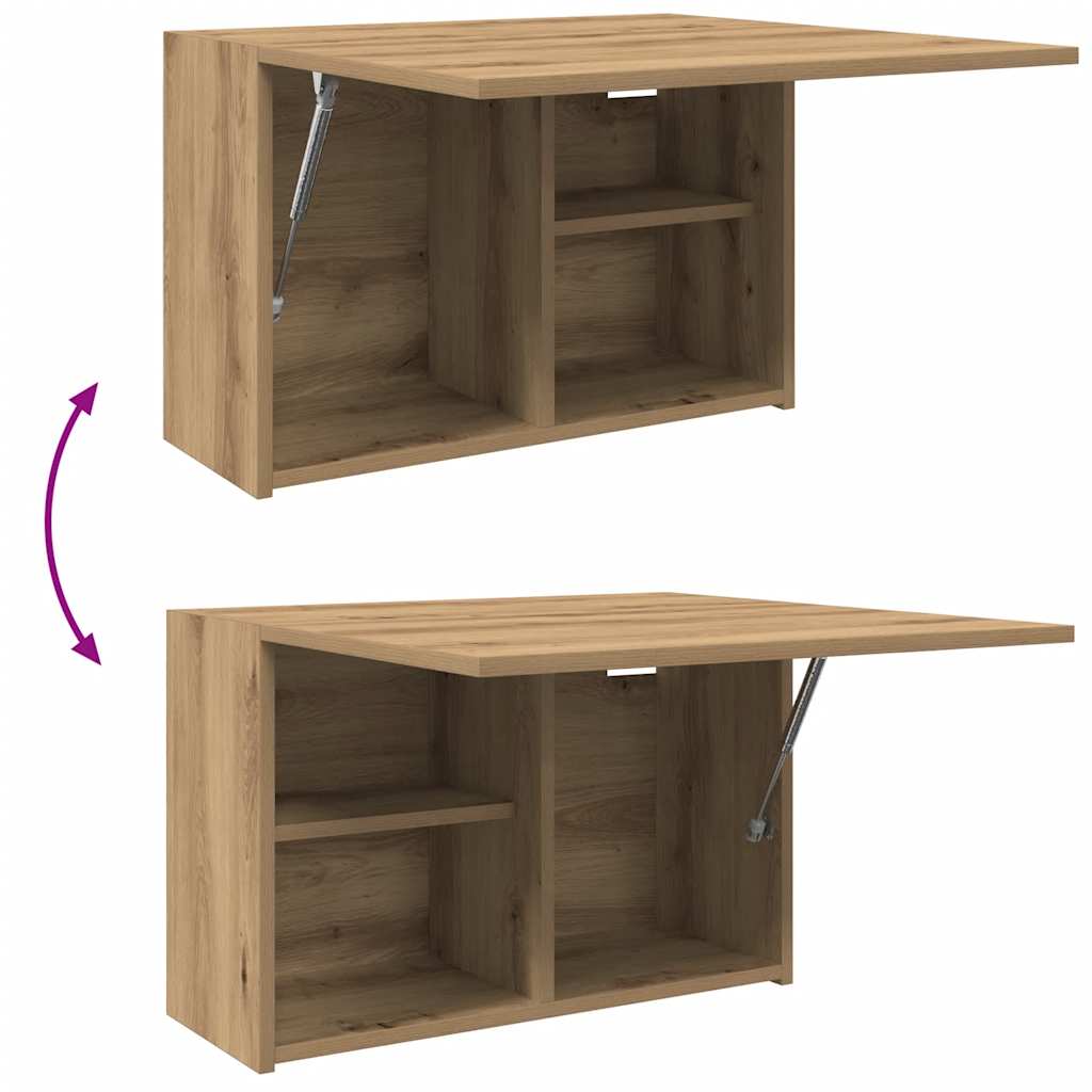Mobiletto da Bagno Rovere Artigianale 60x25x40 cm Truciolato | homemem39