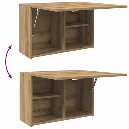 Mobiletto da Bagno Rovere Artigianale 60x25x40 cm Truciolato | homemem39