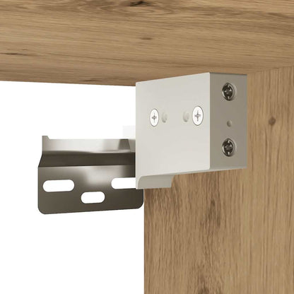 Mobiletto da Bagno Rovere Artigianale 60x25x40 cm Truciolato | homemem39