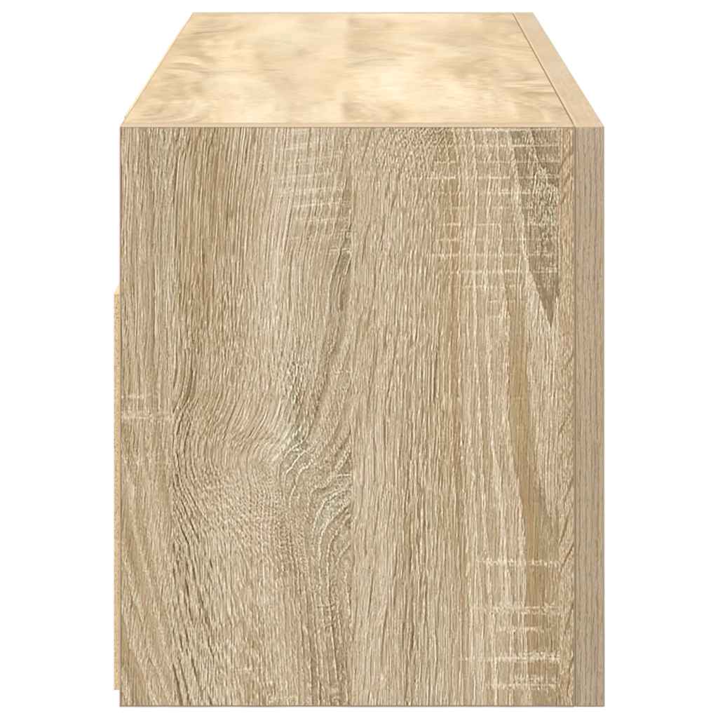 Mobile da Bagno Rovere Sonoma 80x25x30 cm in Legno Multistrato | homemem39
