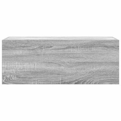 Mobile da Bagno Grigio Sonoma 80x25x30 cm in Legno Multistrato | homemem39