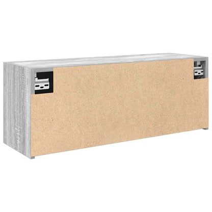 Mobile da Bagno Grigio Sonoma 80x25x30 cm in Legno Multistrato | homemem39