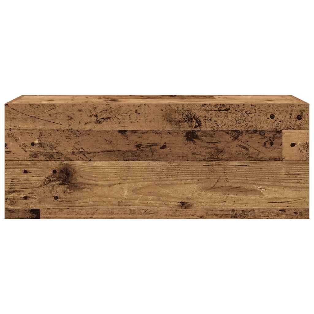 Mobile da Bagno Legno Antico 80x25x30 cm in Truciolato | homemem39