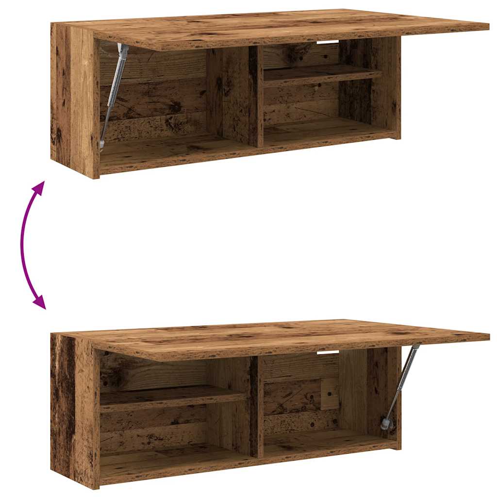 Mobile da Bagno Legno Antico 80x25x30 cm in Truciolato | homemem39