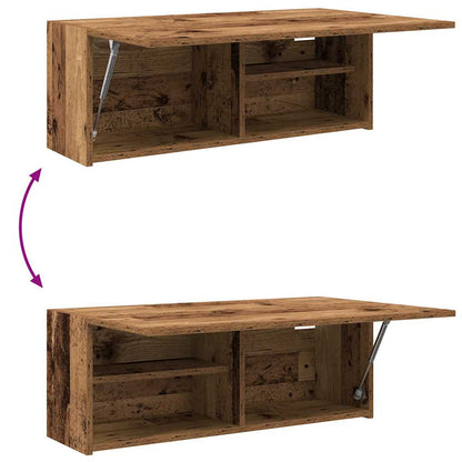 Mobile da Bagno Legno Antico 80x25x30 cm in Truciolato | homemem39