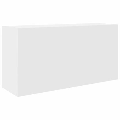 Mobile da Bagno a Parete Bianco 80x25x40 cm in Truciolato | homemem39