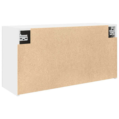 Mobile da Bagno a Parete Bianco 80x25x40 cm in Truciolato | homemem39