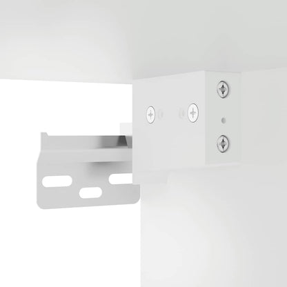 Mobile da Bagno a Parete Bianco 80x25x40 cm in Truciolato | homemem39
