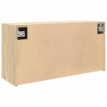 Mobile da Bagno a Parete Rovere Sonoma 80x25x40 cm Truciolato