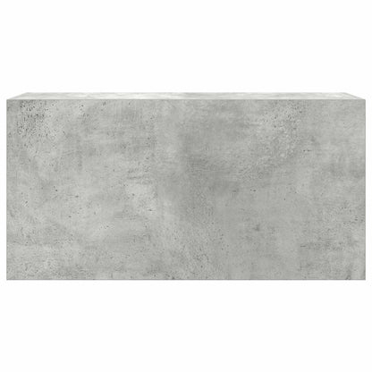 Mobile da Bagno a Parete Grigio Cemento 80x25x40 cm Truciolato | homemem39