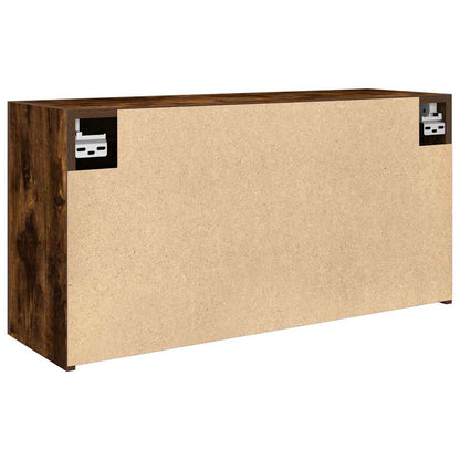 Mobile da Bagno a Parete Rovere Fumo 80x25x40 cm in Truciolato | homemem39