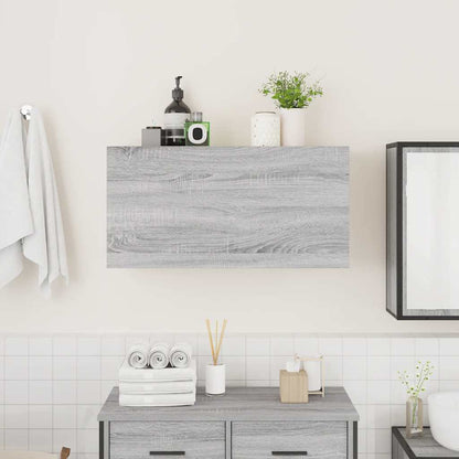 Mobile da Bagno Grigio Sonoma 80x25x40 cm in Truciolato | homemem39