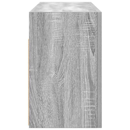 Mobile da Bagno Grigio Sonoma 80x25x40 cm in Truciolato | homemem39