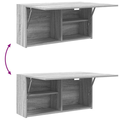 Mobile da Bagno Grigio Sonoma 80x25x40 cm in Truciolato | homemem39