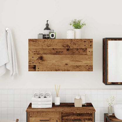 Mobile da Bagno Legno Antico 80x25x40 cm in Truciolato | homemem39