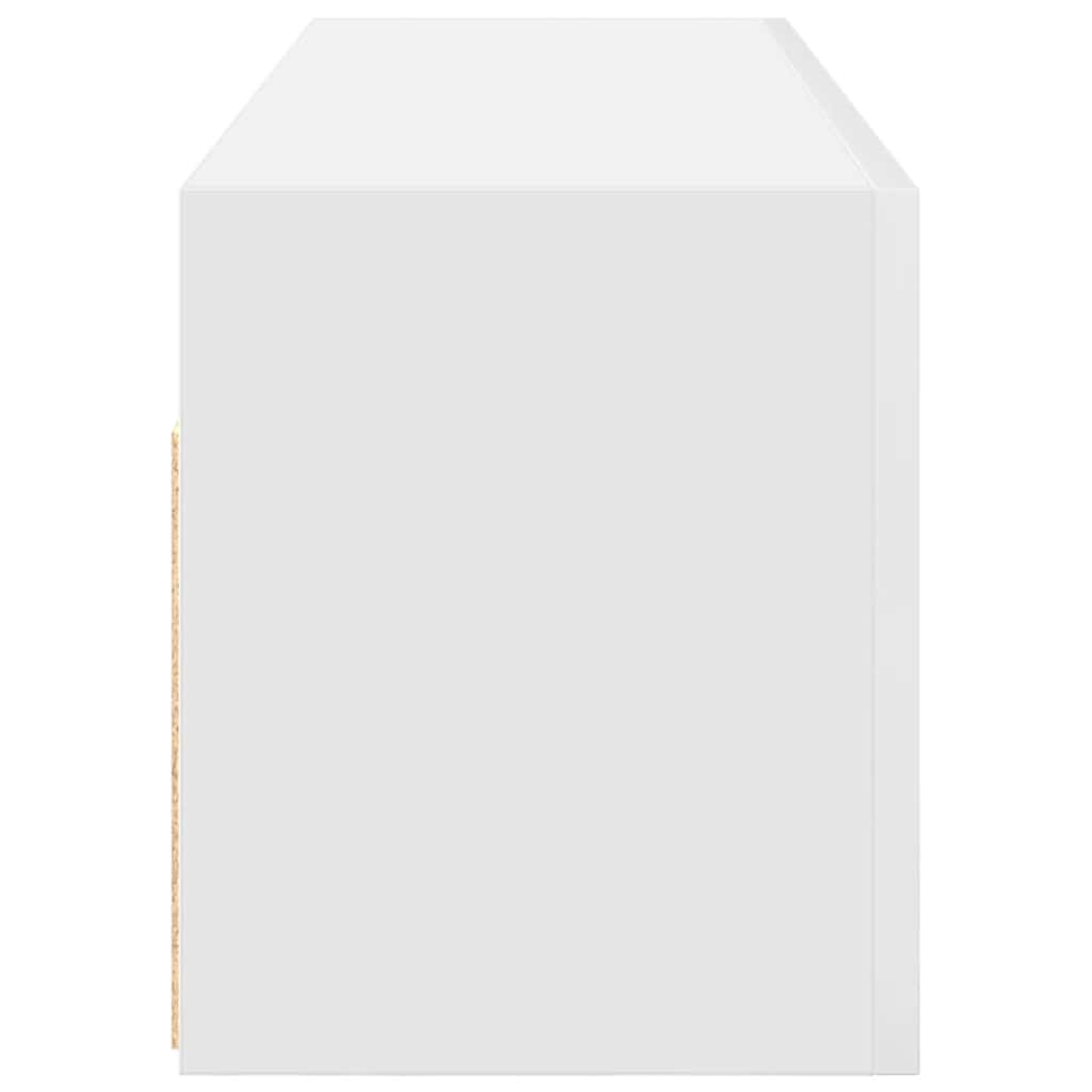 Mobile da Bagno a Parete Bianco 100x25x30 cm in Truciolato | homemem39