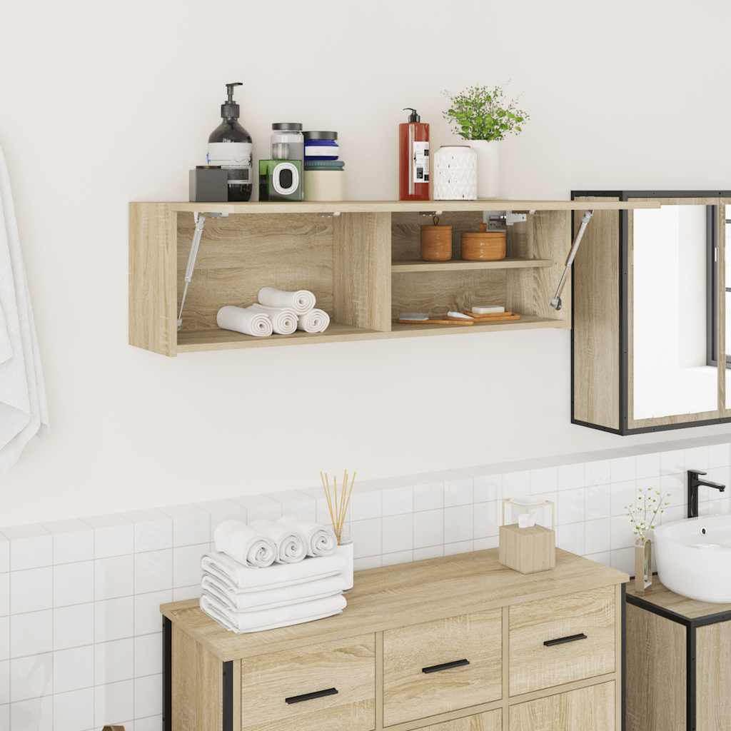 Mobile da Bagno Rovere Sonoma 100x25x30 cm in Truciolato | homemem39