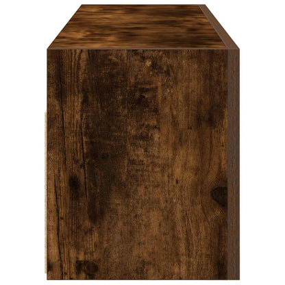Armadietto Bagno Rovere Fumo 100x25x30 cm in Truciolato | homemem39