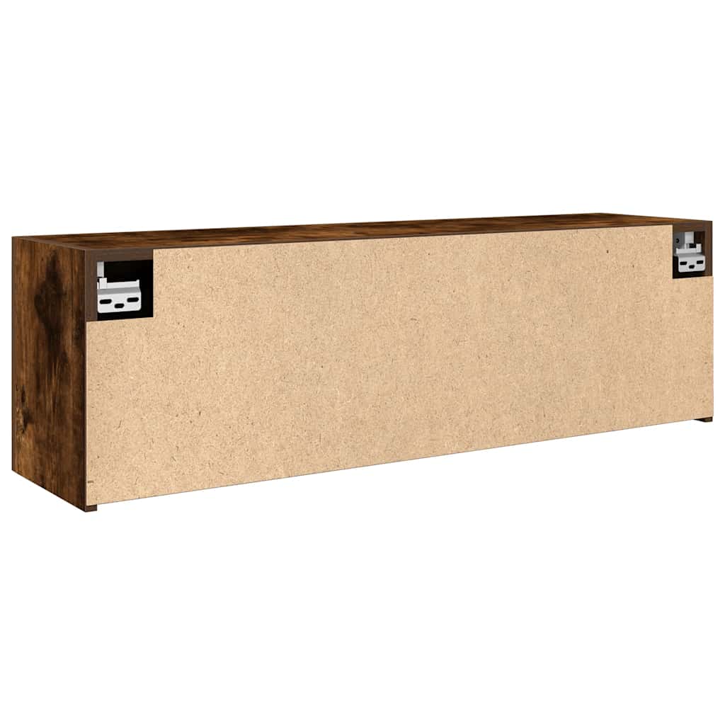 Armadietto Bagno Rovere Fumo 100x25x30 cm in Truciolato | homemem39