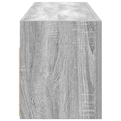 Mobile da Bagno Grigio Sonoma 100x25x30 cm in Truciolato