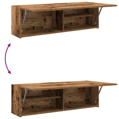 Mobile da Bagno Legno Antico 100x25x30 cm in Truciolato