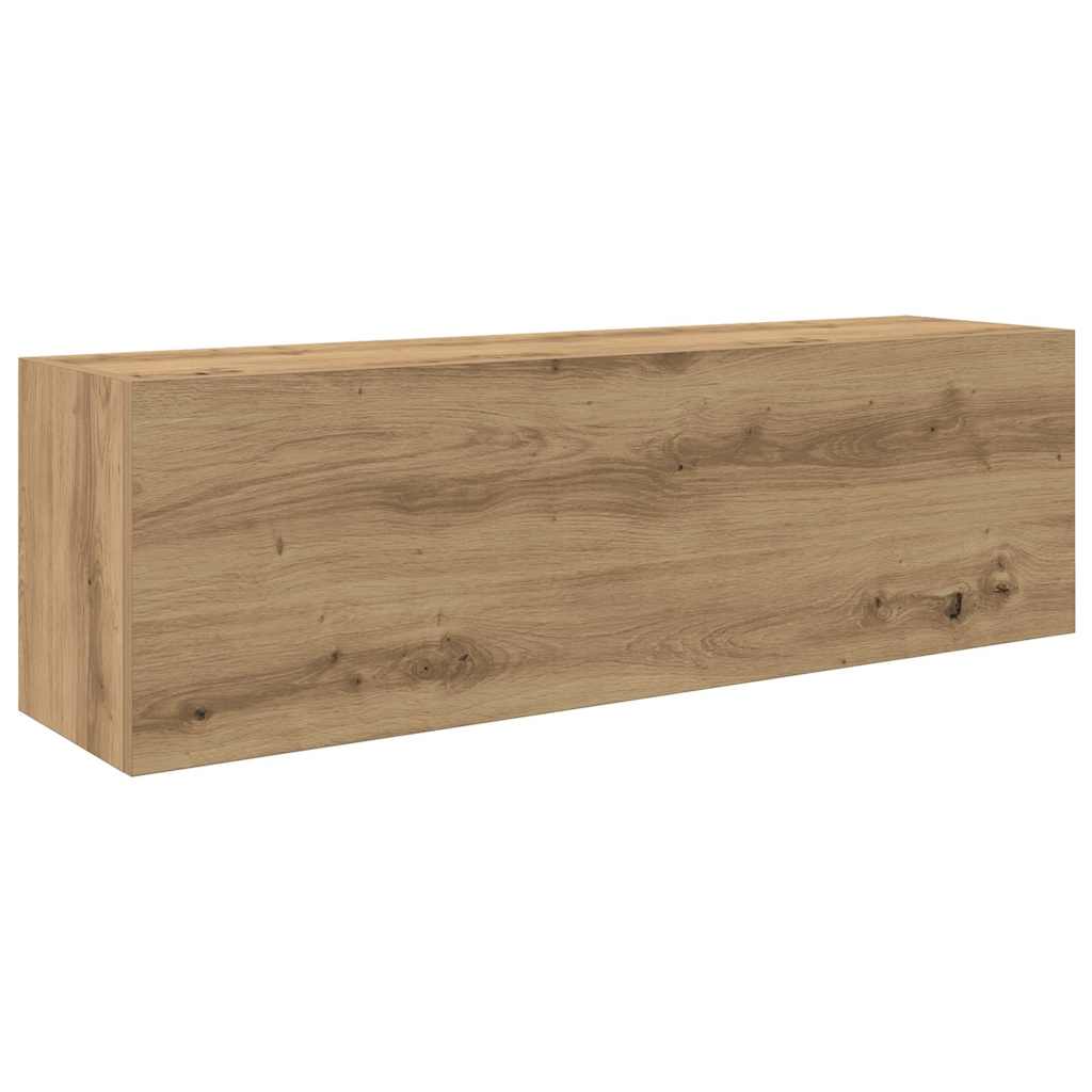 Mobiletto da Bagno Rovere Artigianale 100x25x30 cm Truciolato | homemem39