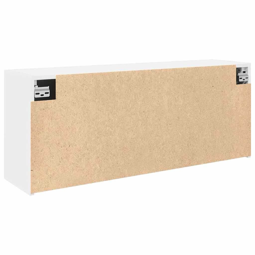 Mobile da Bagno a Parete Bianco 100x25x40 cm in Truciolato | homemem39
