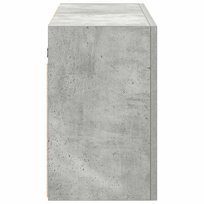 Armadietto da Bagno Grigio Cemento 100x25x40 cm in Truciolato | homemem39