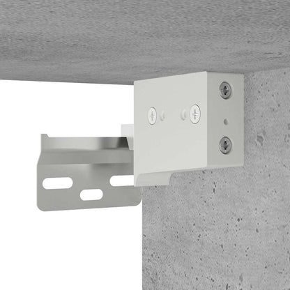 Armadietto da Bagno Grigio Cemento 100x25x40 cm in Truciolato | homemem39