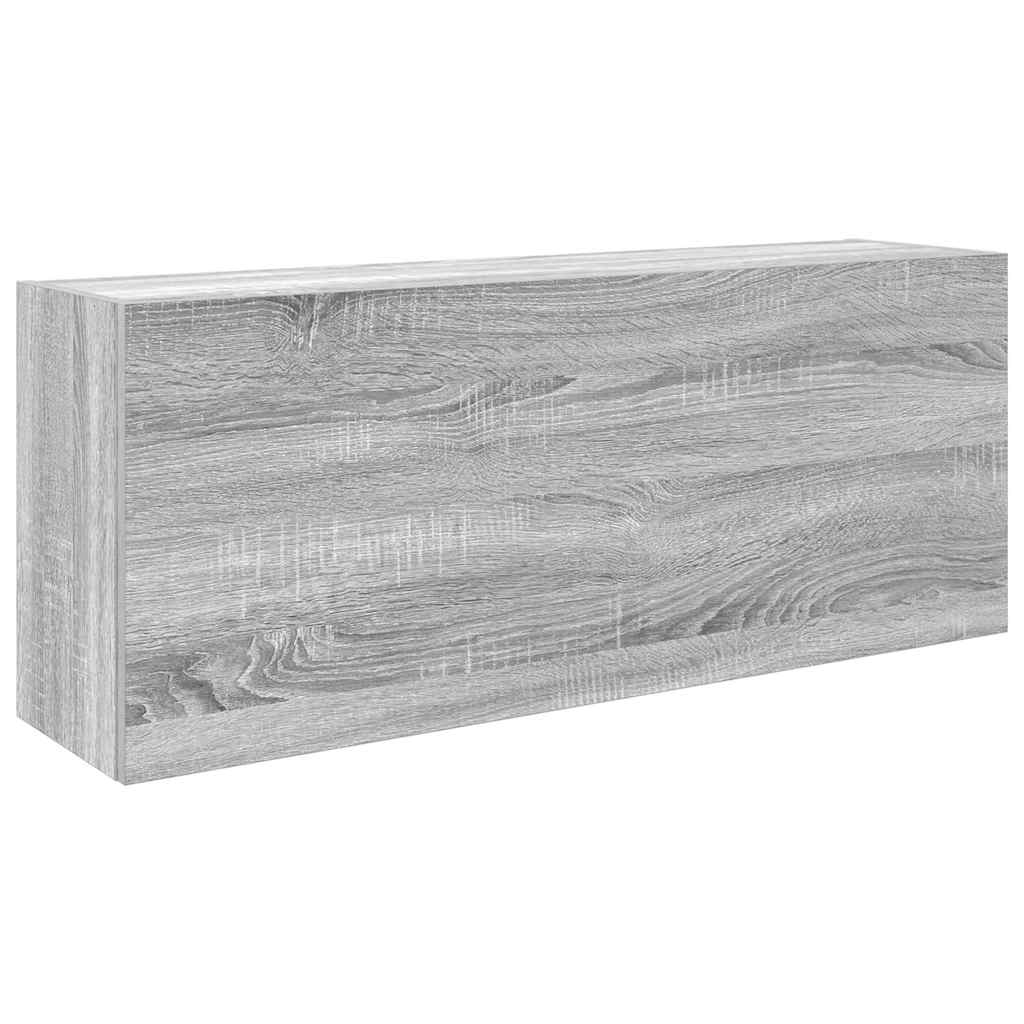 Mobile da Bagno Grigio Sonoma 100x25x40 cm in Truciolato | homemem39