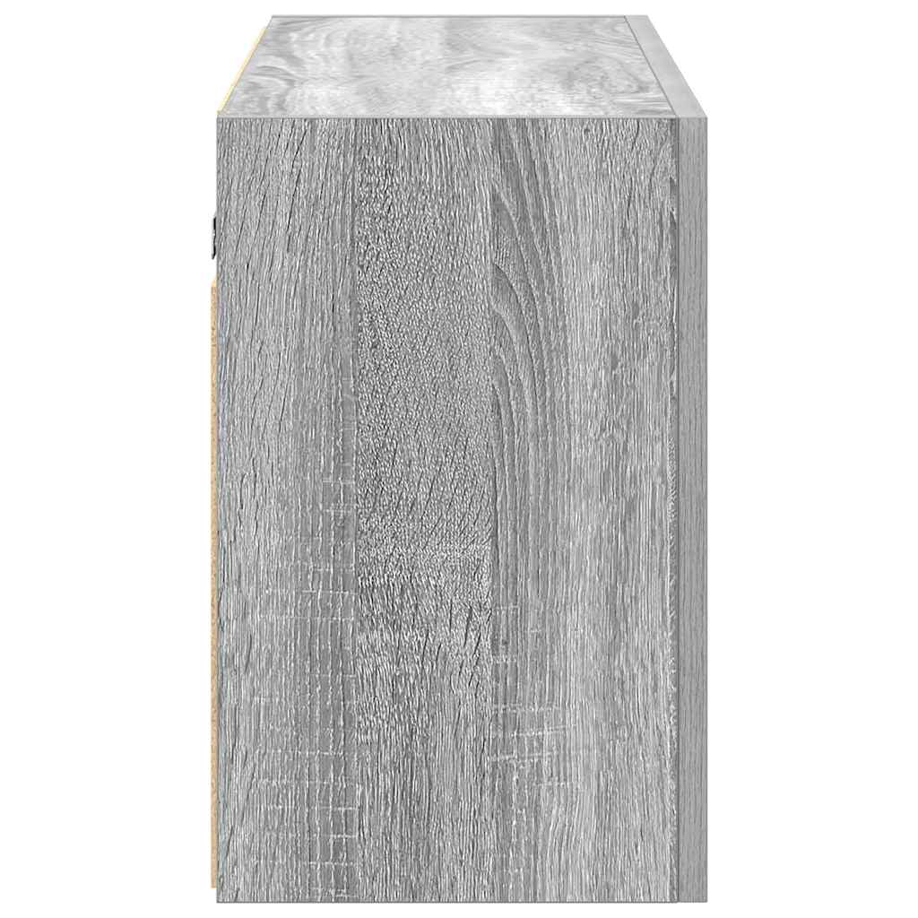 Mobile da Bagno Grigio Sonoma 100x25x40 cm in Truciolato | homemem39