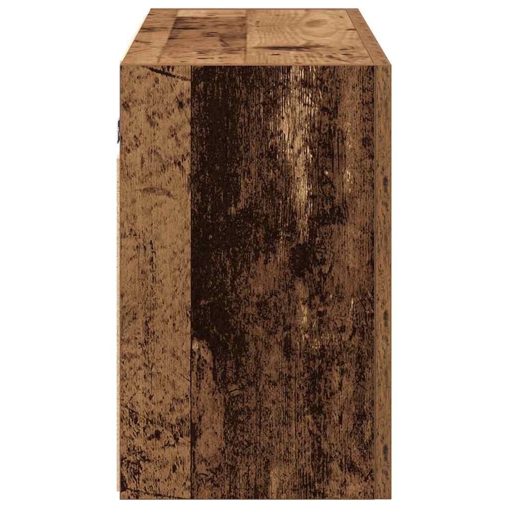 Mobile da Bagno Legno Antico 100x25x40 cm in Truciolato | homemem39