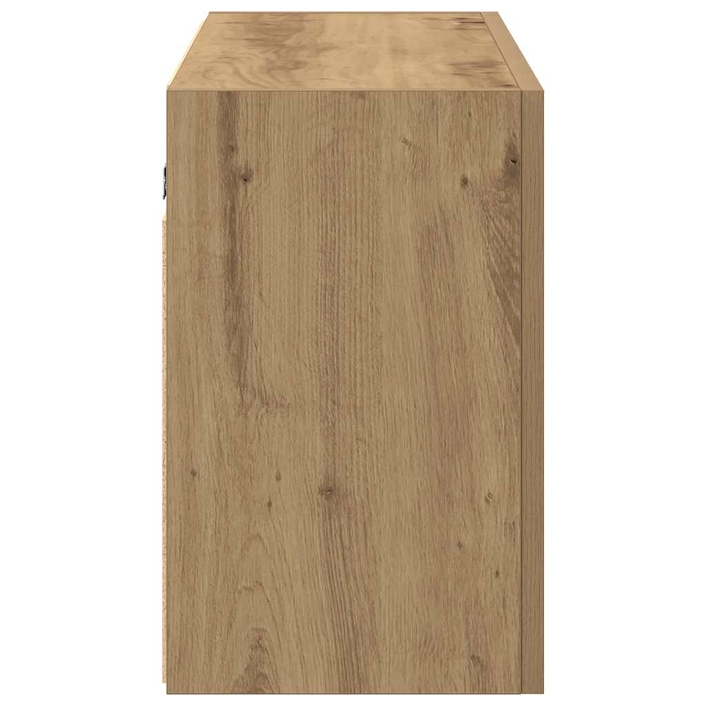 Mobiletto da Bagno Rovere Artigianale 8100x25x40 cm Truciolato | homemem39