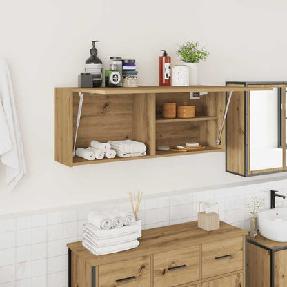 Mobiletto da Bagno Rovere Artigianale 8100x25x40 cm Truciolato | homemem39